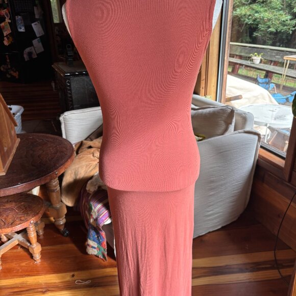 Orange sleeveless Bodycon Dress - WeWoreWhat - Picture 3 of 5